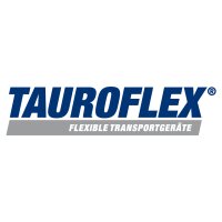 Plattformwagen Tauroflex F6 mit 2 Schiebebügeln, Stirnwände aus Gitter, Ladefläche 850x500 mm,TPE-Räder, Traglast 500 kg, Farbe RAL 5007 Brillantblau