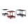 Transportroller mit 2 Ladeflächen 1000x700 mm, TPE-Räder, Traglast 250 kg, RAL 3003