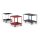 Transportroller mit 2 Ladeflächen 700x700 mm, TPE-Räder, Traglast 250 kg, RAL 5010